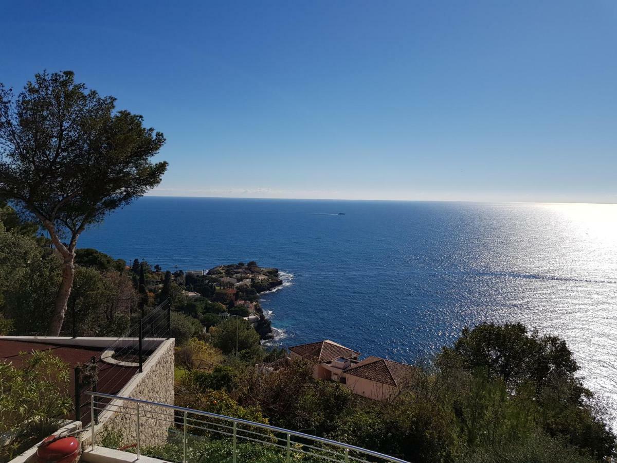Vue Mer.Tranquilite.Cap D'Ail A 10 Mn De Monaco 카프다일 외부 사진