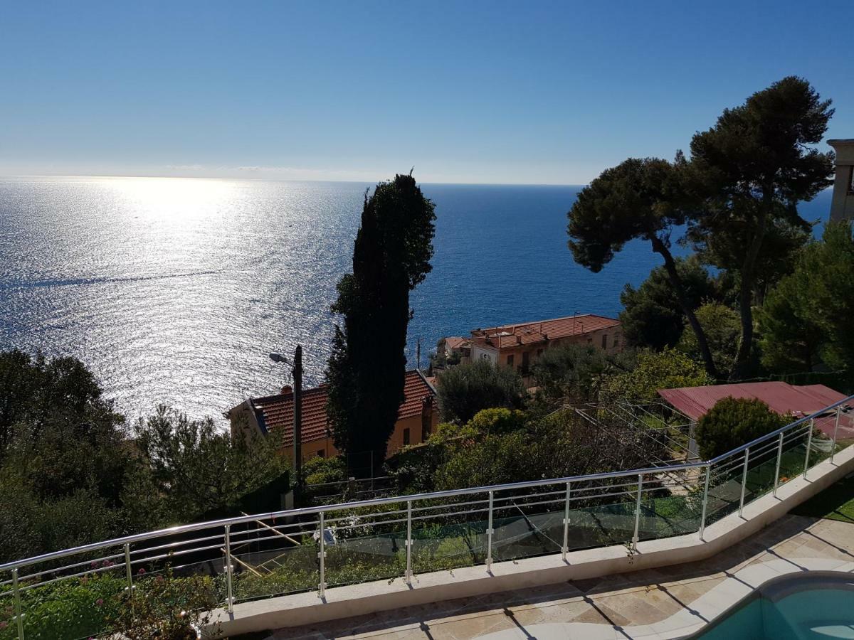 Vue Mer.Tranquilite.Cap D'Ail A 10 Mn De Monaco 카프다일 외부 사진